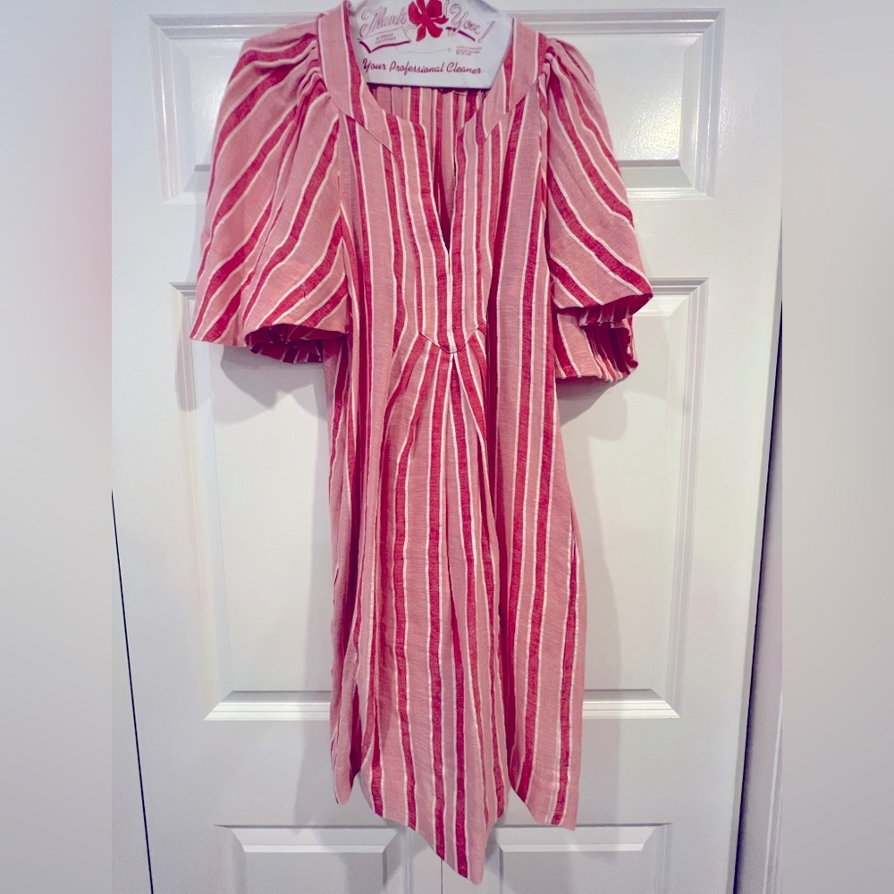 Three Graces London Linen Dress Size 6